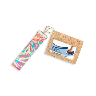 Cork Wallet with Let's Get Tropical Wristlet Strap #PACK-209CORK-TRP