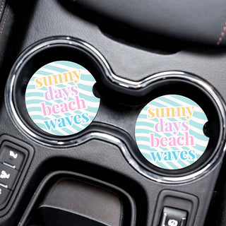 Sunny Days Car Coaster 2 pc Set #SPACK-CC132-SUND