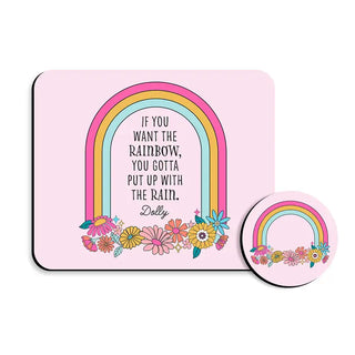 Dolly Rainbow Desk Set #SDESK-NDOLRAIN-RAIN