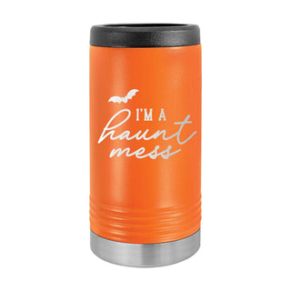 I'm a Haunt Mess Orange Slim Can Beverage Holder #TWBH-HAUNT23-ORG