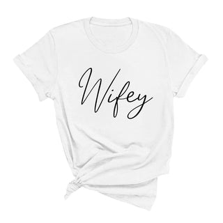 Wifey T-Shirt #HPTS-WHTSM-WIFEY