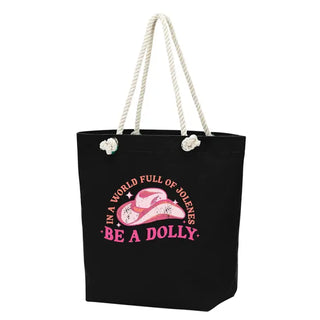 Be a Dolly Black Castaway Tote #HP734-BLK-DOL23