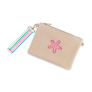 Starfish Tan Madeline Wristlet #PACK-191TAN-STAR-TUL
