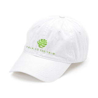 Talk to the Palm White Cap