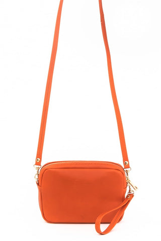 Orange Zoey Monogram Crossbody