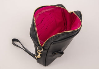 Orange Zoey Monogram Crossbody