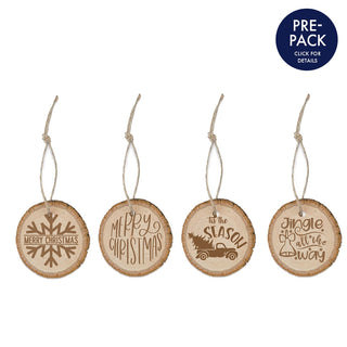 Wooden Ornaments Pre-Pack