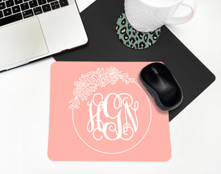 Personalized Floral Ring Desk Set