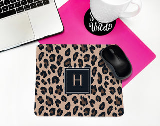 Personalized Leopard Desk Set