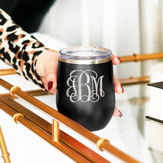 Vine Monogram 12oz Tumbler