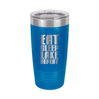 Eat, Sleep, Lake Royal Blue 20oz Insulated Tumbler
