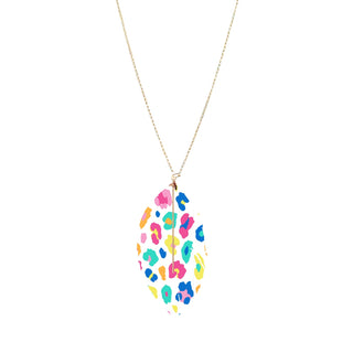 Fun Leopard Heather Necklace
