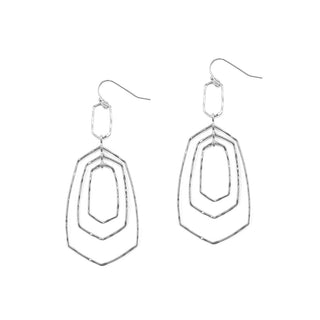 Silver Kennedy Earrings