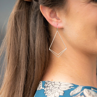 Silver Juliet  Earrings