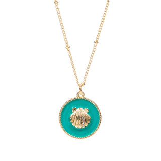 Feeling Nauti Mint Seashell Necklace