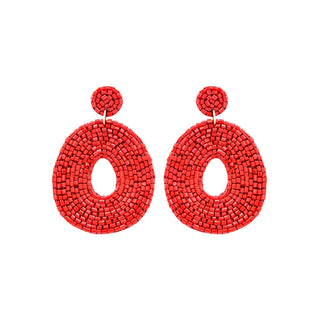 Red Caroline Earrings