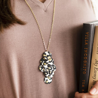 White Leopard Whitney Necklace