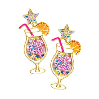 Let's Party Earrings #VLJE2642-MULTI