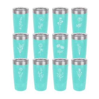 Birth Month Flower 20oz. Insulated Tumbler #TWB20-APR-PK