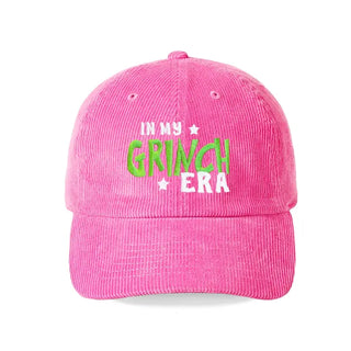 In my Grinch Era Corduroy Cap