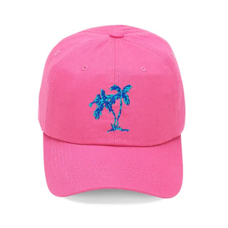 Hot Pink Palm Tree Cap
