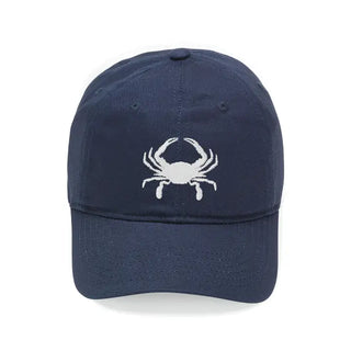 Crab Embroidered Cap #M190VL-CORAL-CRAB