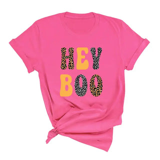Leopard Hey Boo T-Shirt