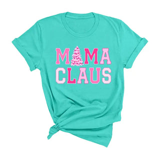 Pink Mama Claus T-Shirt #HPTS-MAC24