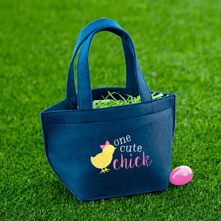 One Cute Chick Felt Easter Tote #M959VL-MINT-CCHICK
