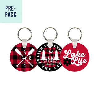 Buffalo Check Lake Keychain Pre-Pack #SPACK-RDKC-BCHLAKE