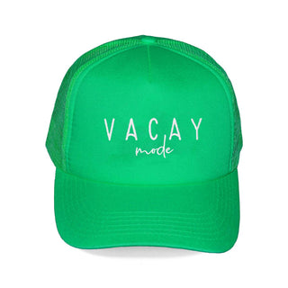 Vacay Mode Kelly Green Trucker Hat