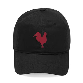 Rooster Embroidered Cap #M190VL-BLK-ROOST