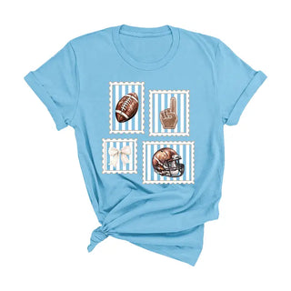 Football Stamp T-Shirt #HPTS-BLKLG-FBSTAMP