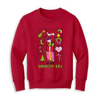In my Grinchy Era Kid's Sweatshirt