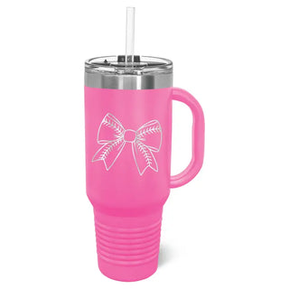 Ball Bow Travel Mug #TWB40-BALLBOW-PK