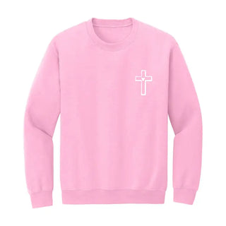 Cross Embroidered Sweatshirt #MSW-HTPKLG-CRS