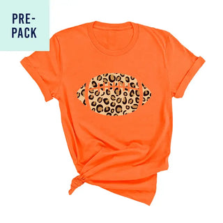 Leopard Football T-Shirt 9 pc Set #PACK-GAR-LPRDFB