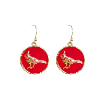 Red Cardinal Earrings #VLJ2636-RDCAR
