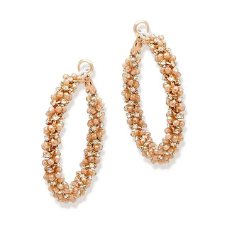 Champagne Miley Earrings #VLJE3717-CHAMP