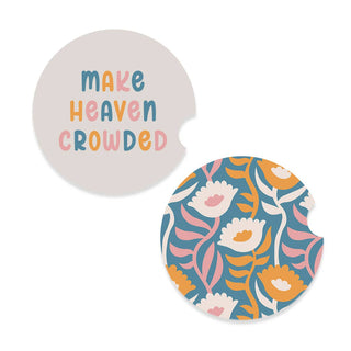 Make Heaven Crowded Car Coaster Set #SPACK-CC132-CROWD