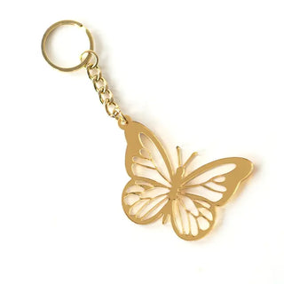 Mirrored Gold Butterfly Keychain #ACK-PREP23-BFLY-MRGD