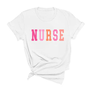 Nurse T-Shirt #HPTS-HMINTSM-PKNUR
