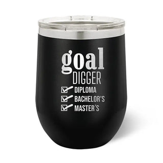 Goal Digger Black Tumbler #TWB12-GOALD-BLK