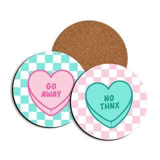 Anti-Heart Day Coaster Set