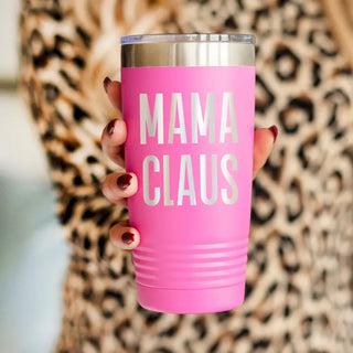 Mama Claus Pink Tumbler