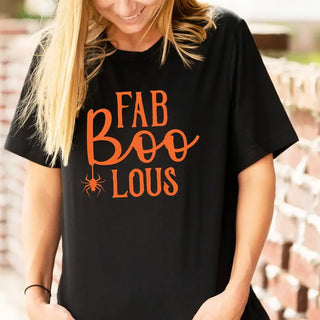 Fab-Boo-Lous T-shirt #HPTS-BLKLG-ORGFAB