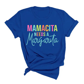 Mamacita T-Shirt #HPTS-NAVYSM-MARG23
