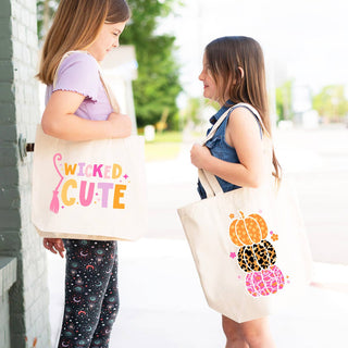 Wicked Cute Small Canvas Tote