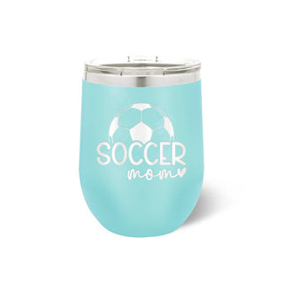 Soccer Mom Teal Tumbler