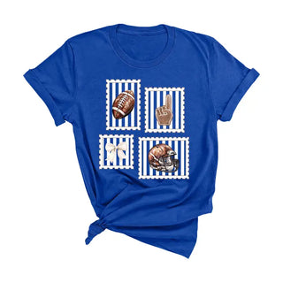 Football Stamp T-Shirt #HPTS-BLKLG-FBSTAMP